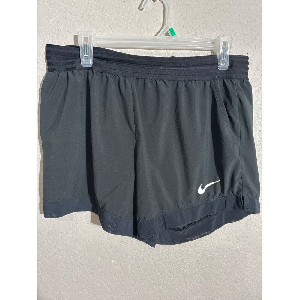 Nike Shorts Dri-Fit Womens Black Running Large Lightweight